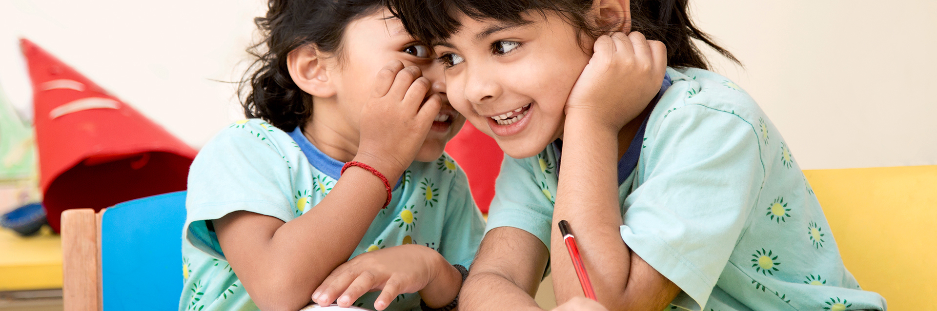 Kids Learning and getting to know each other at RFS Dahej